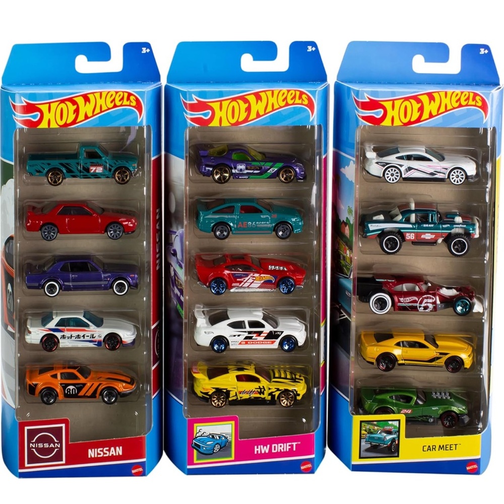 Hot Wheels Drift and Car Meet Die-Cast Cars Set